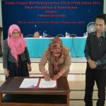 Tanda tangan MoU implementasi IPN & PPDB Online 2015